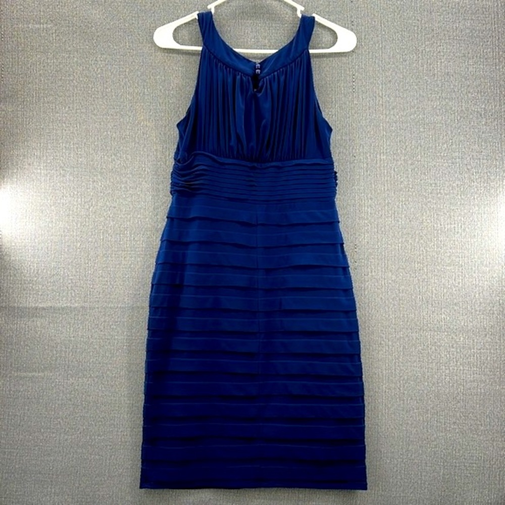AA Studio Women’s‎ Royal Blue Polyester Formal Prom Bridesmaids Dress Size 6 - Picture 6 of 11